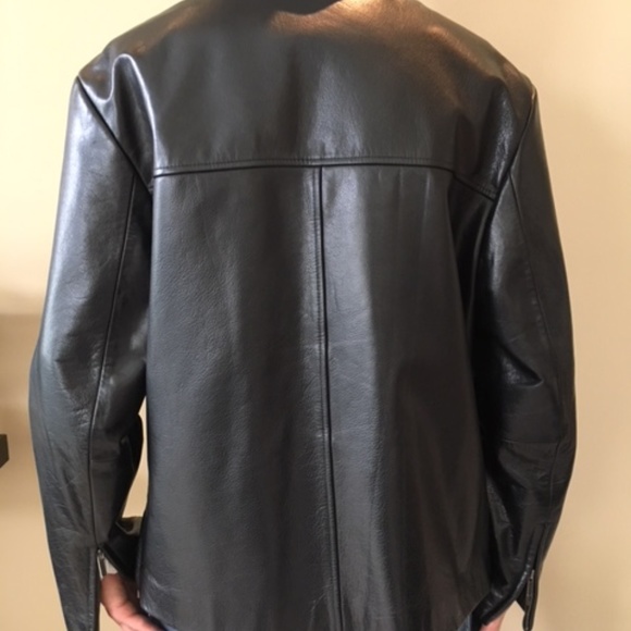 Banana Republic Leather Bomber Jacket - Picture 2 of 8
